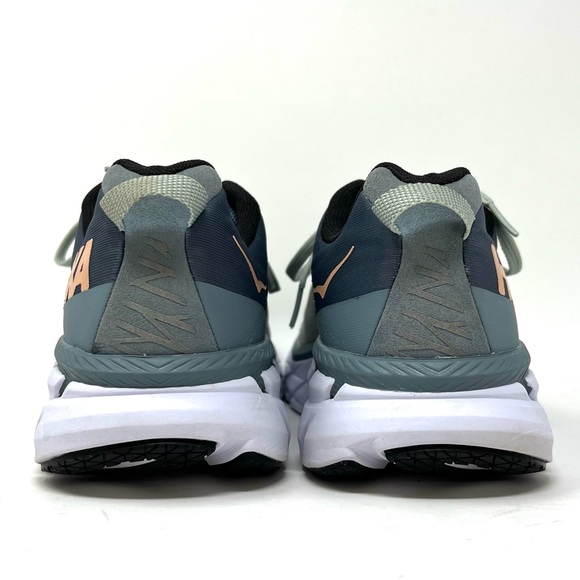 Hoka One One Clifton 6 Land Sea Foam Lace Up Walking Running Sneakers Size 10.5 - Picture 4 of 11